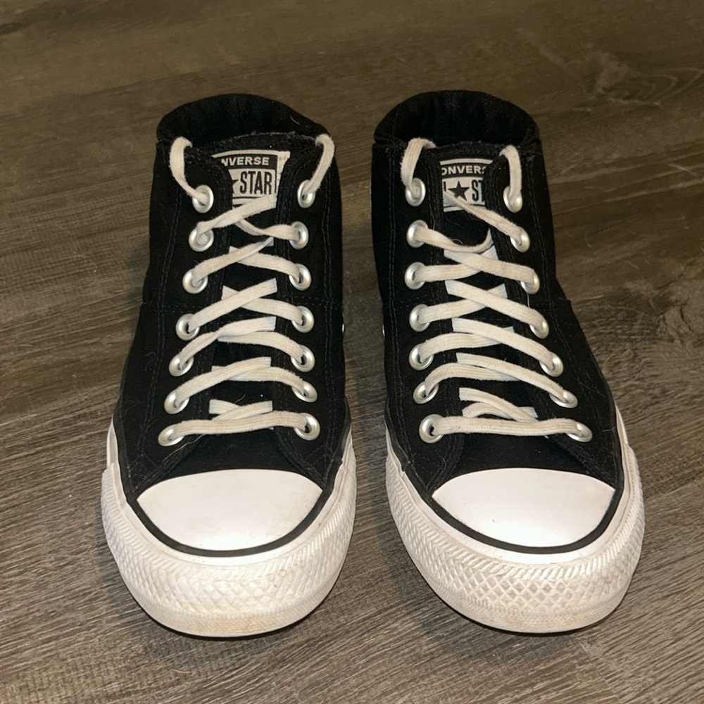 converse mid top size 8 womens